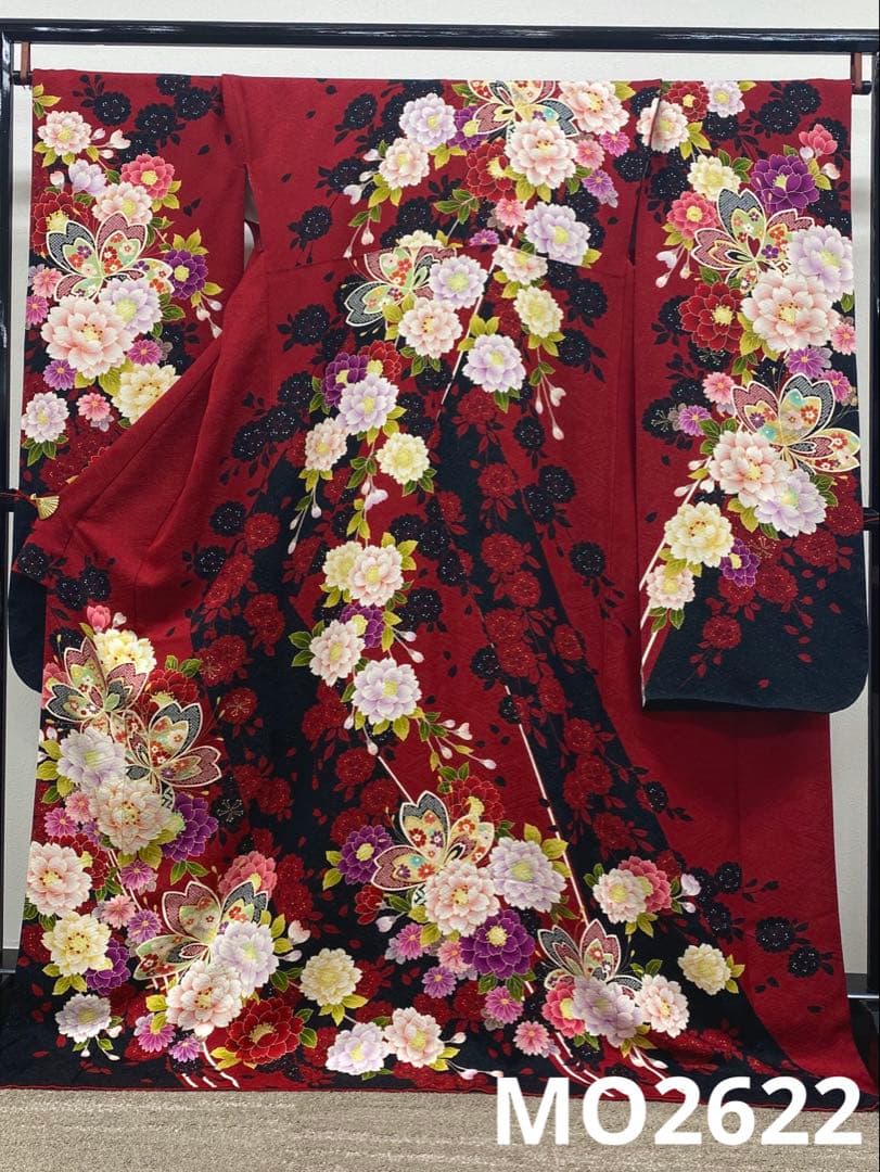 振袖 豪華 銀通し 金駒 金彩 身丈172cm