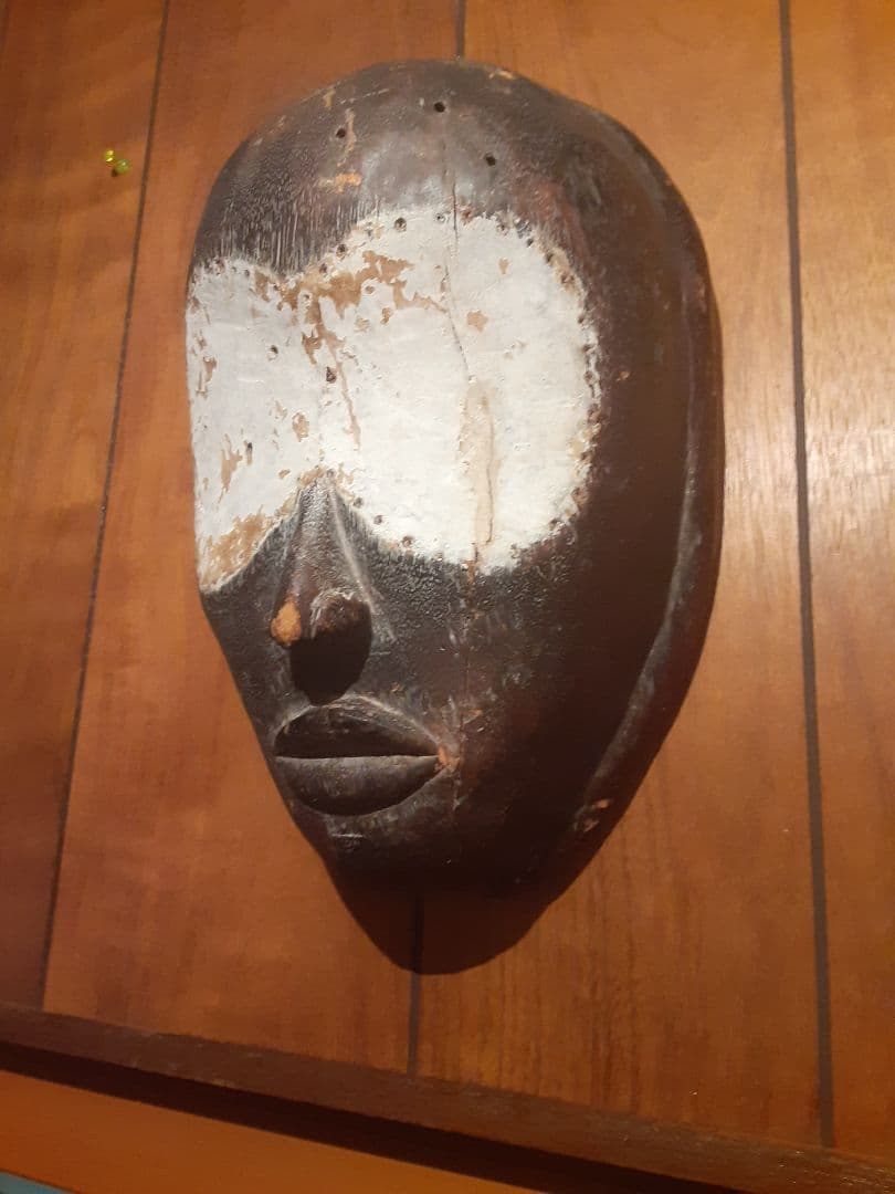 珍品　アフリカ　マスク　呪術　神像　呪像