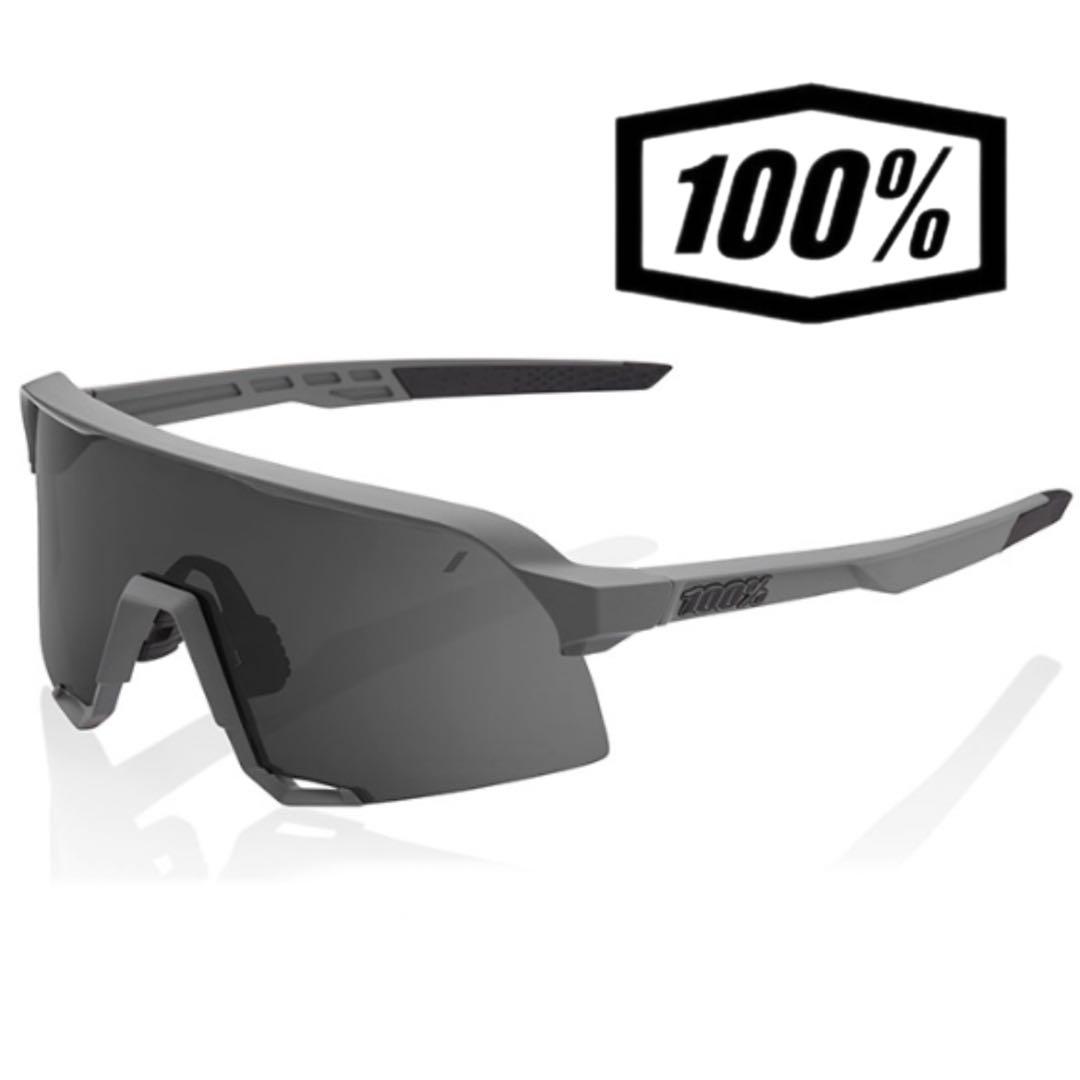 100% ワンハンドレッド サングラス S3 Matte Cool Grey