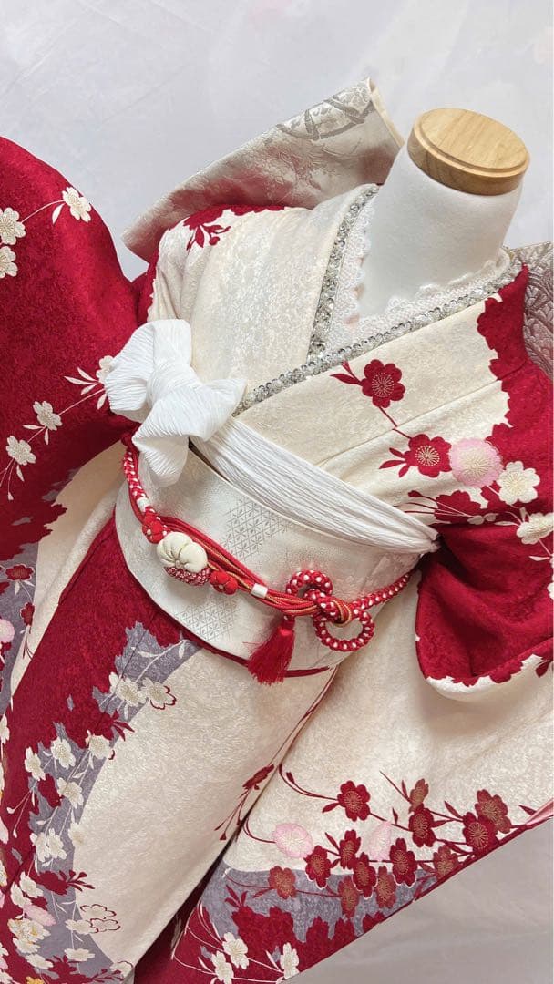 振袖 正絹 成人式　振袖6点セット　振袖フルセット