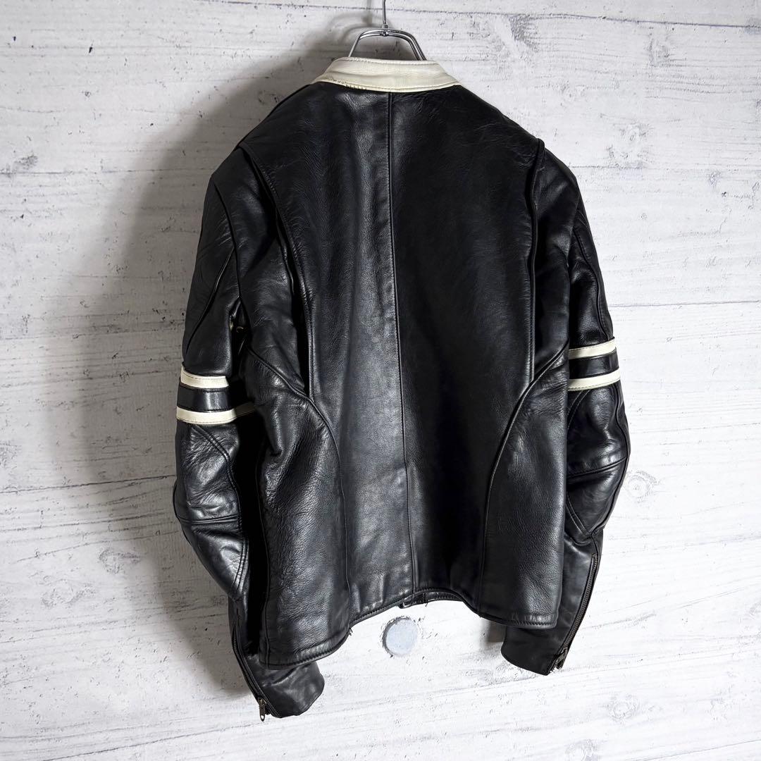 VANSON シングルライダース レザージャケット 36