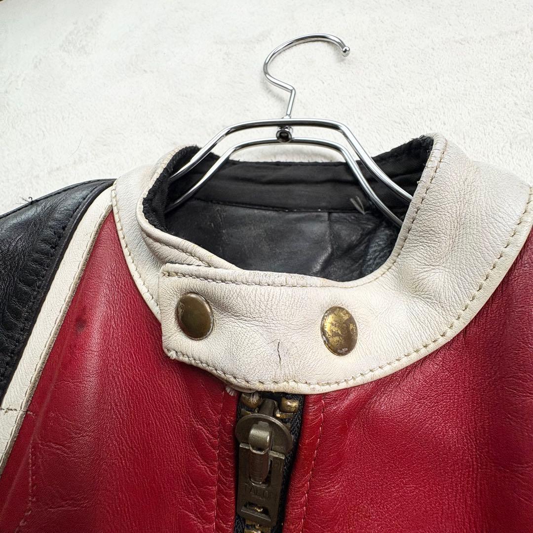 VANSON シングルライダース レザージャケット 36