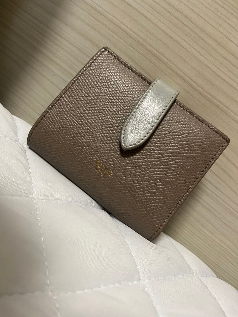 セリーヌ レザー　スモールストラップ ウォレット　財布