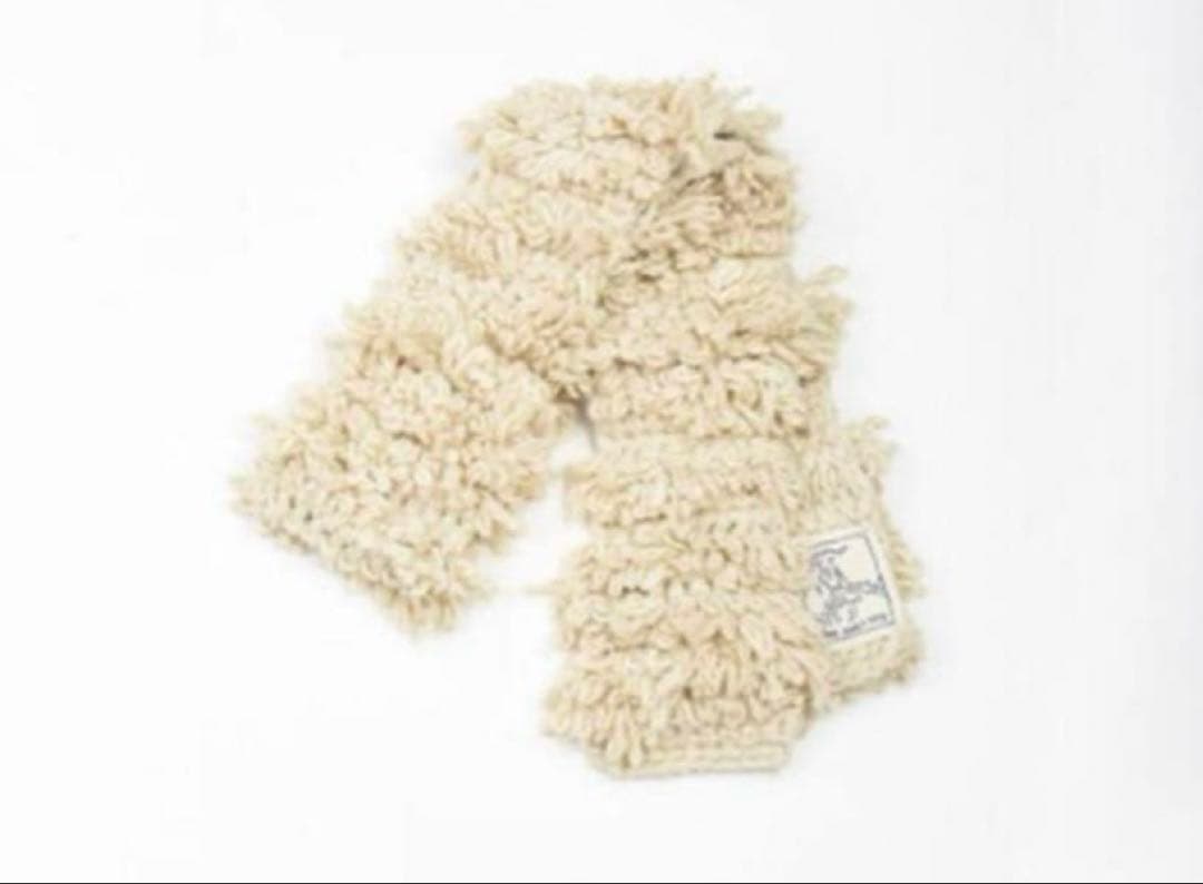 45R ローピングループの手編みマフラー