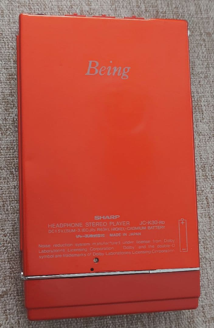 SHARP Being JC-K30 ポータブルカセットプレーヤー　動作確認済み