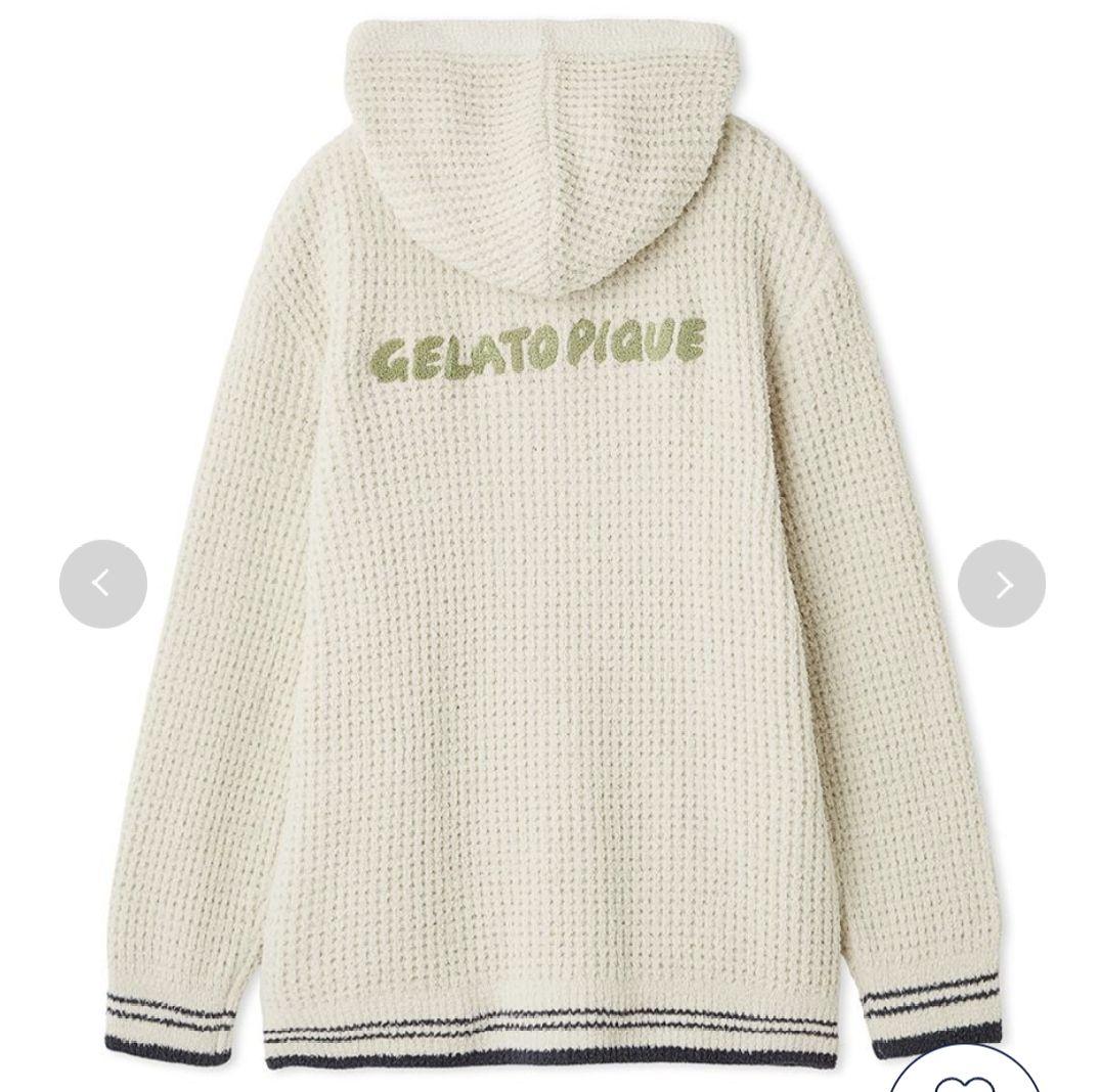 ジェラートピケ　ダイナソー　パーカー　L 　gelato　pique