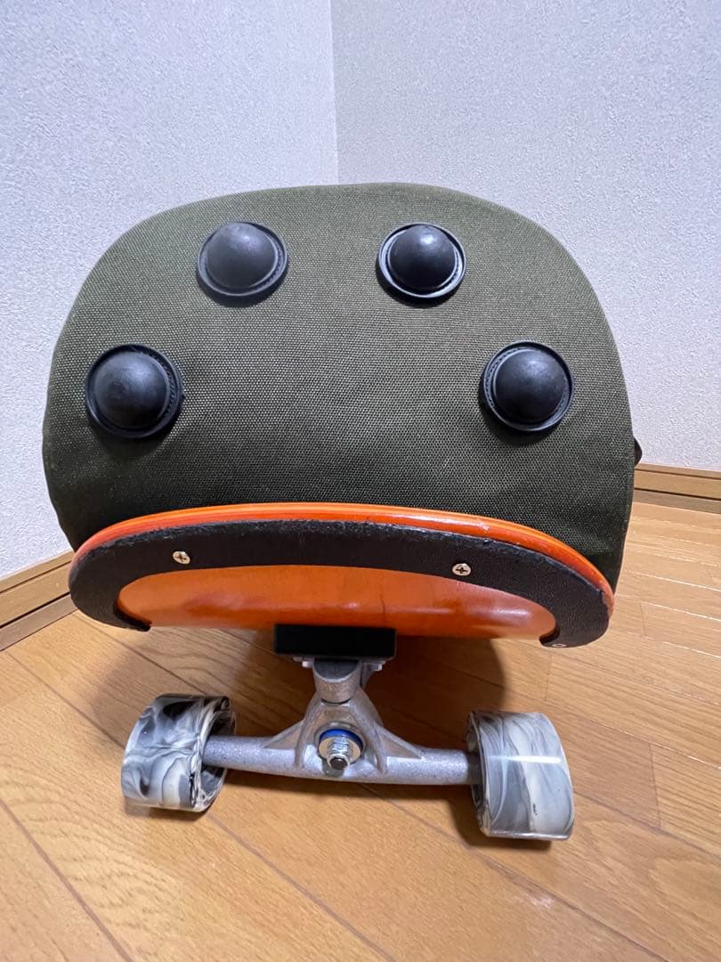 スケボー★スケートボード★キャリーバック カーキオレンジ