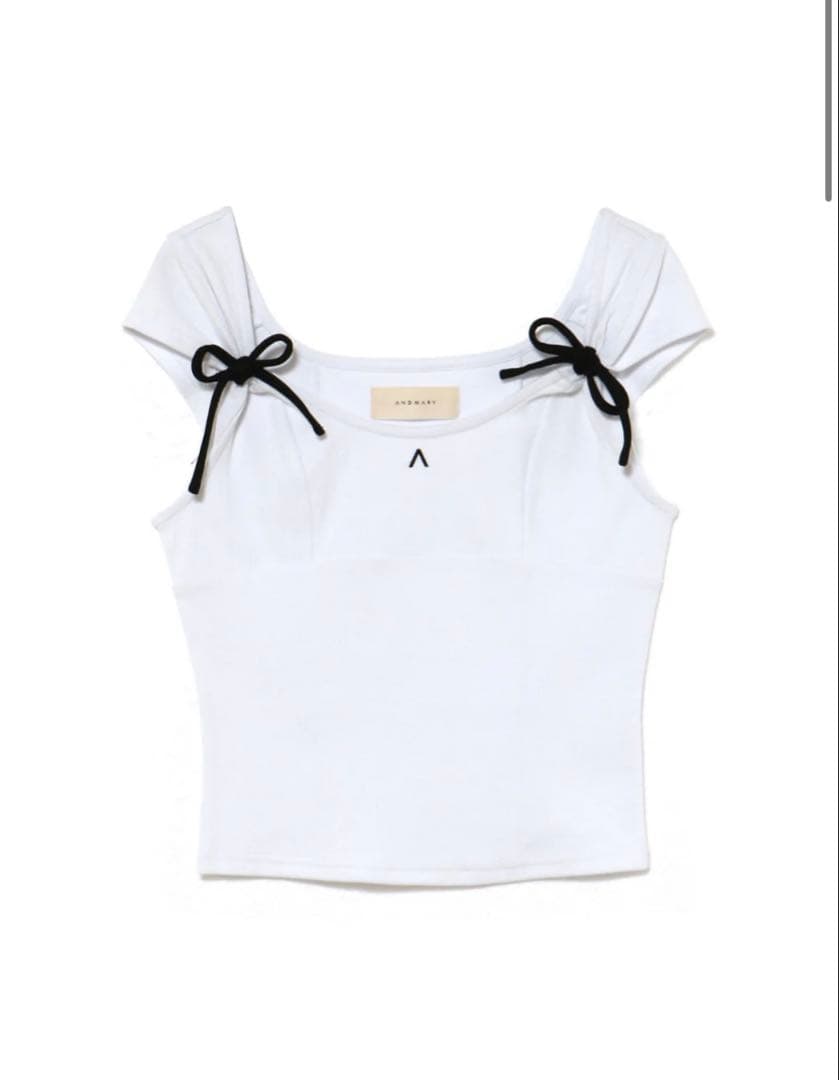トップス andmary tina ribbon tops