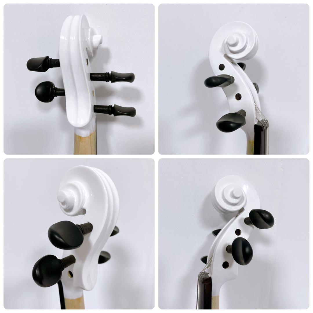 ✨未使用級✨Hallstatt V-12 4/4 バイオリン ホワイト 付属多数