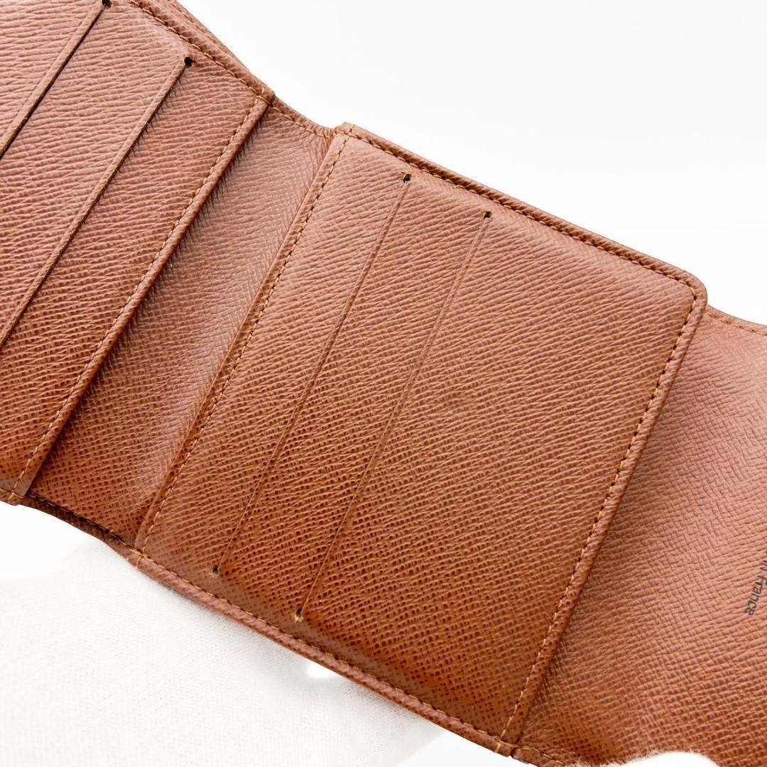 【美品】ヴィトン モノグラム ポルトモネビエ カルトクレディ Wホック 財布