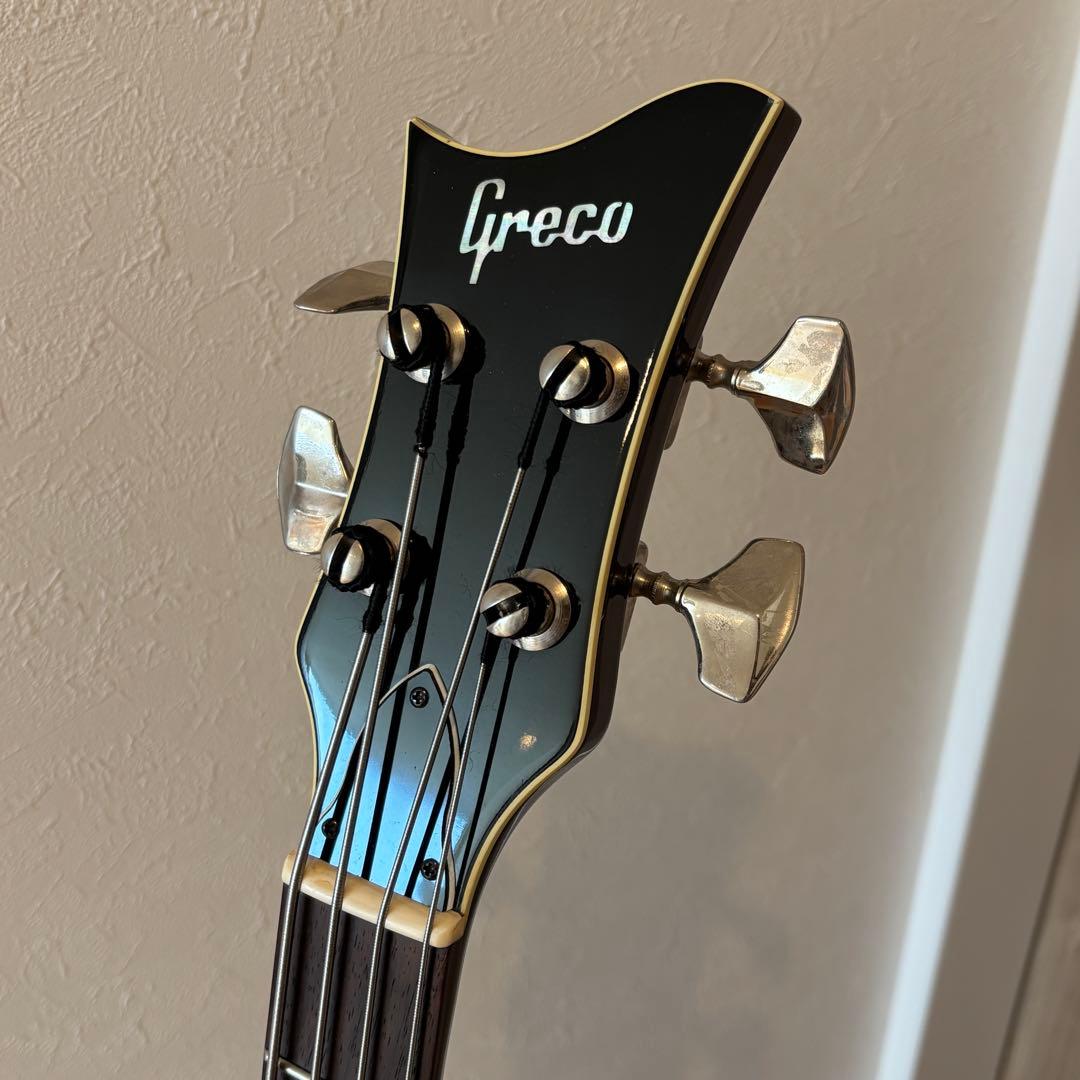 【希少ヘッド】Greco バイオリンベース 【ケース付き】
