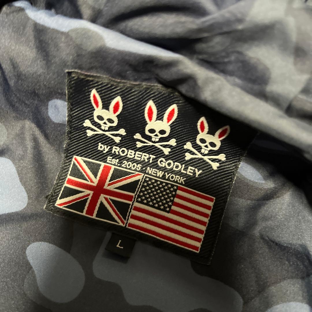 サイコバニー エンボスバニー フーデッドライダースジャケット L 新品同様