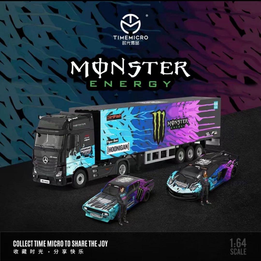 1/64 TIMEMICRO ベンツ　アクトロス　セット　モンスター