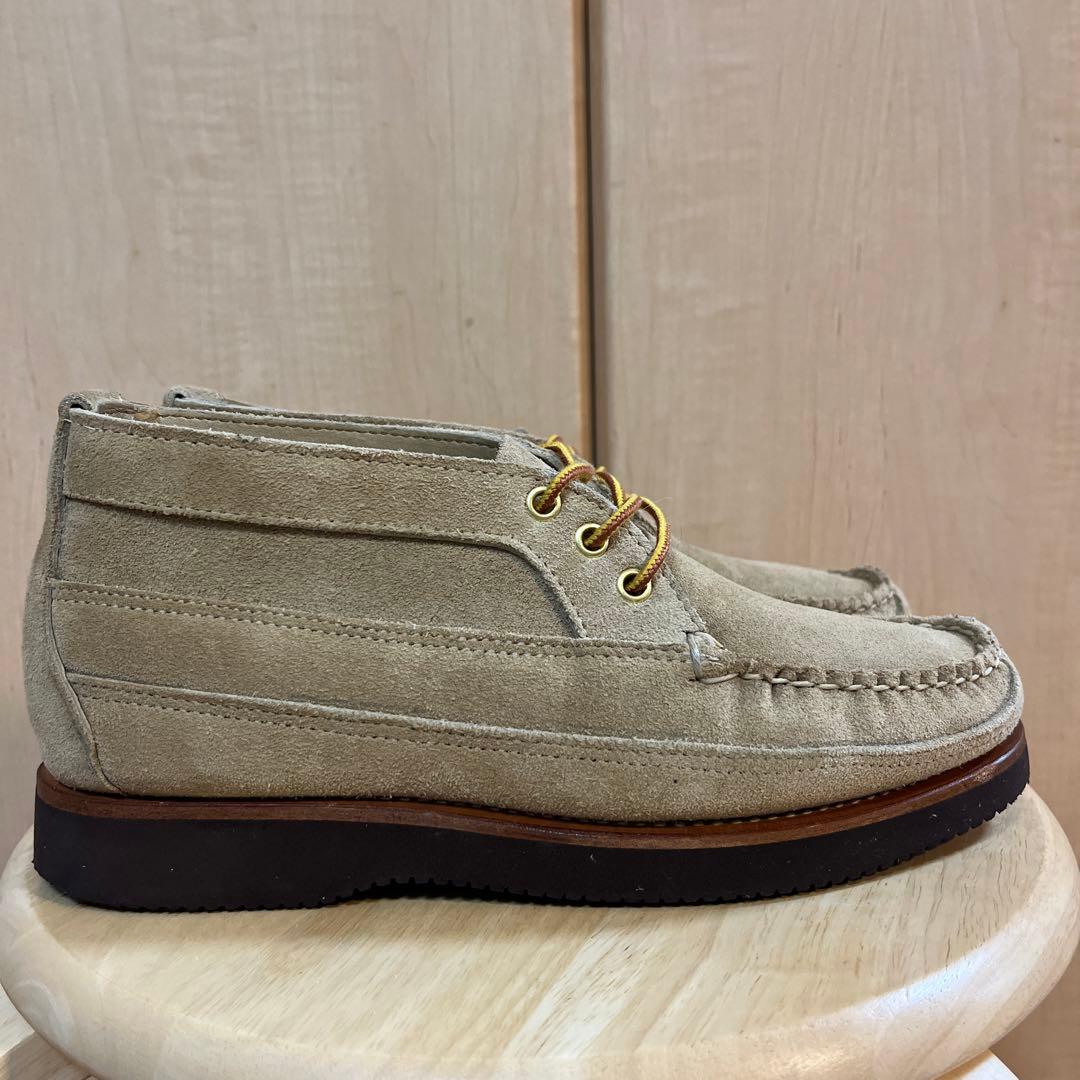 美品　ランコート／RANCOURT＆Co. モカシン　ベージュ　スエード