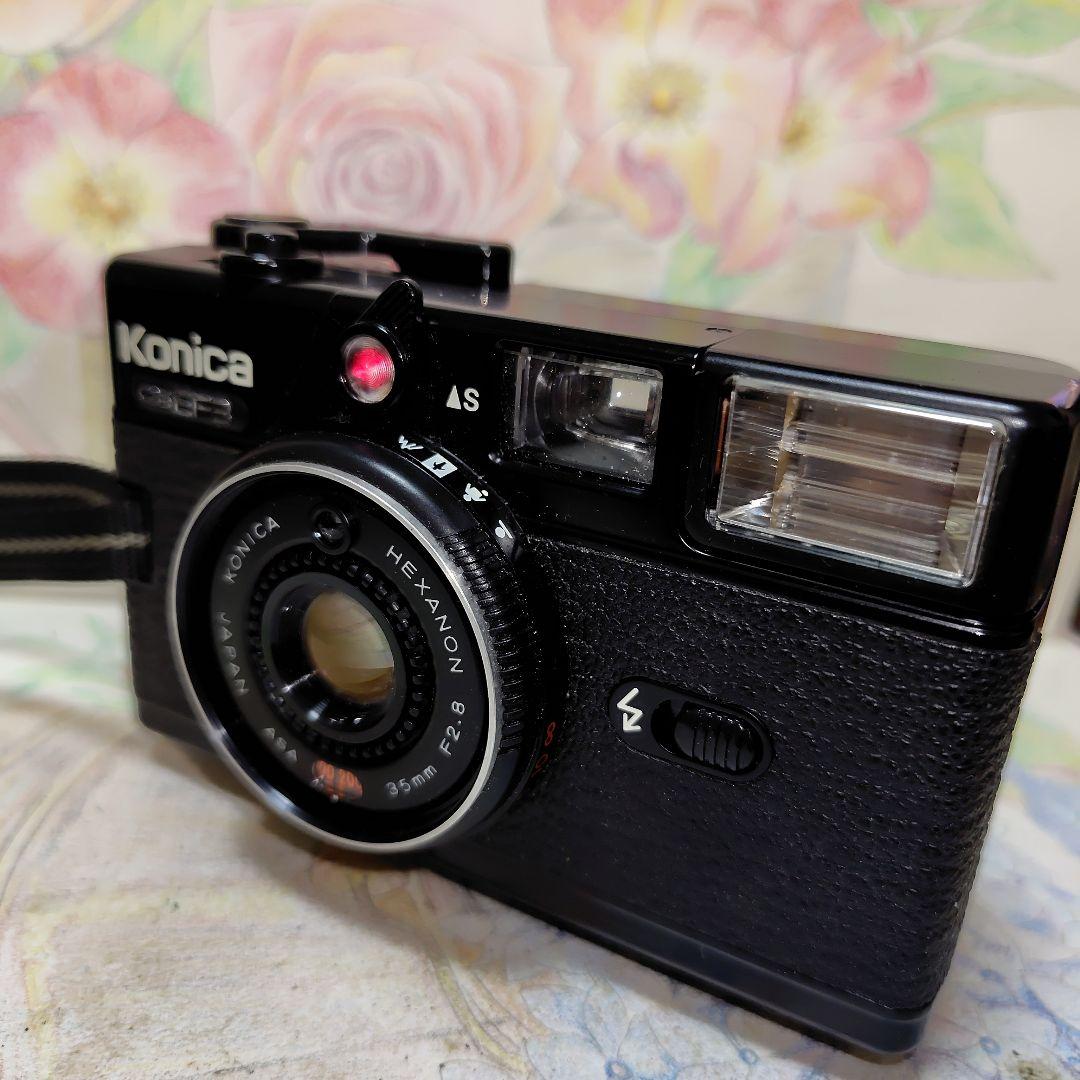 ☆☆極上級美品❕全動作確認済☆☆ KONICA C35 EF3 　ブラック