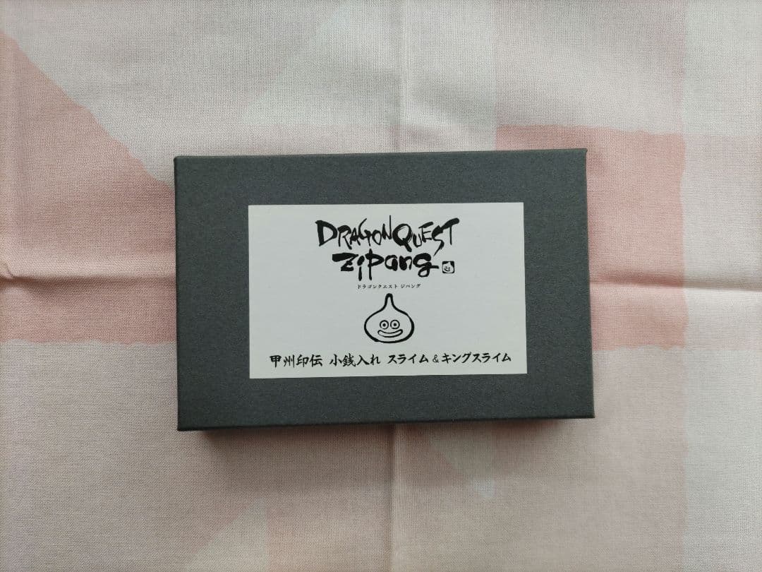 【未使用】ドラゴンクエストジパング 甲州印伝 小銭入れ スライム＆キングスライム