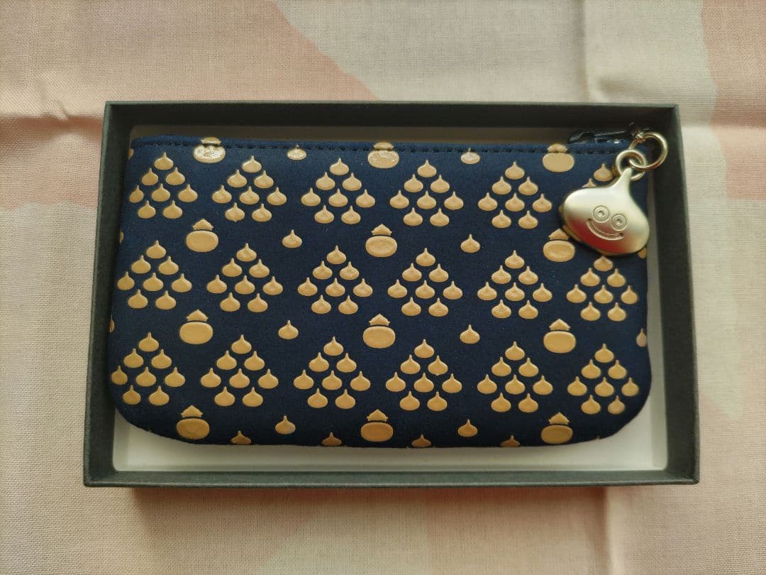 【未使用】ドラゴンクエストジパング 甲州印伝 小銭入れ スライム＆キングスライム