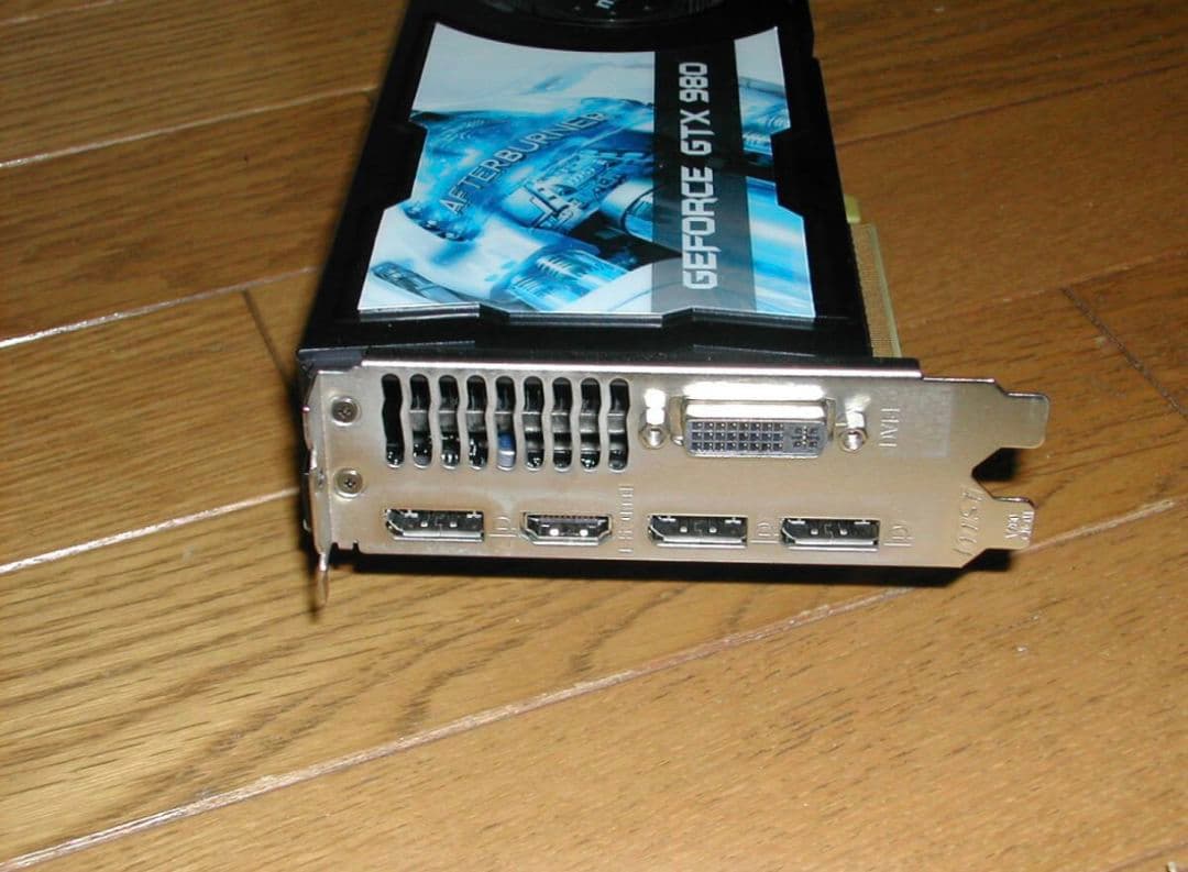 グラフィックボード・グラボ・ビデオカード MSI GeForce GTX980 4GD5 V1