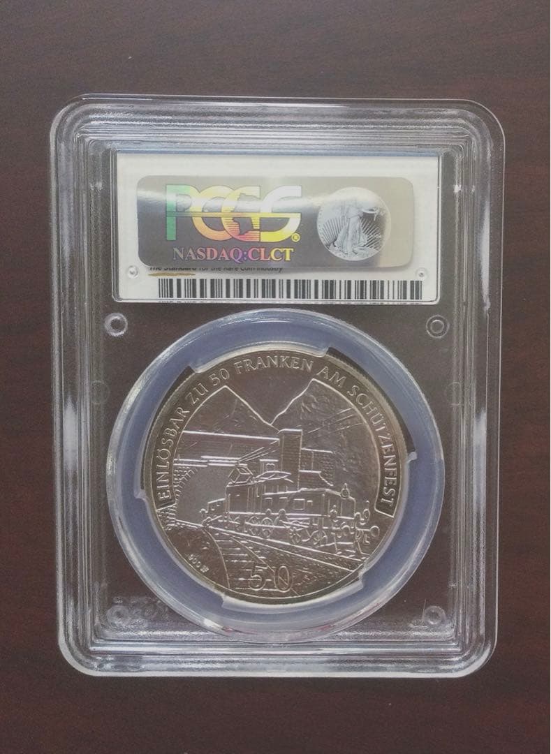 2001年 スイス射撃祭 50フラン 記念