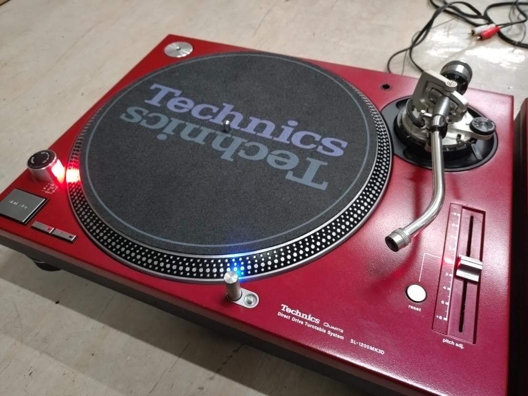美品！レア！レッド！ Technics SL-1200 MK3D 2台セット！