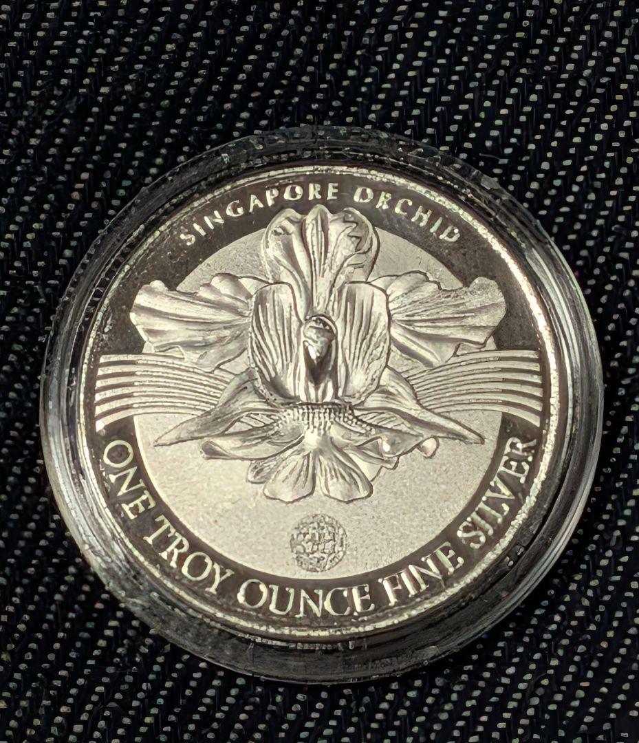 銀貨 純銀 シンガポール マーライオン