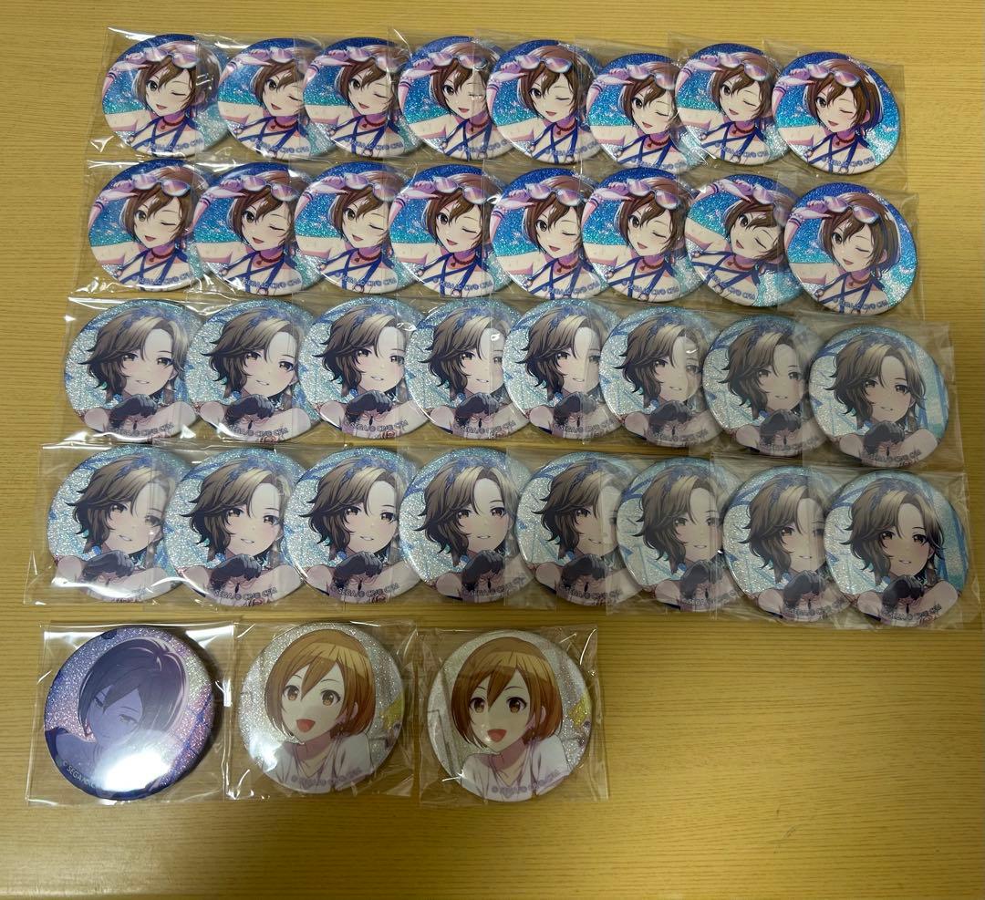 プロセカ KAITO MEIKO グリッター缶バッジ グリ缶