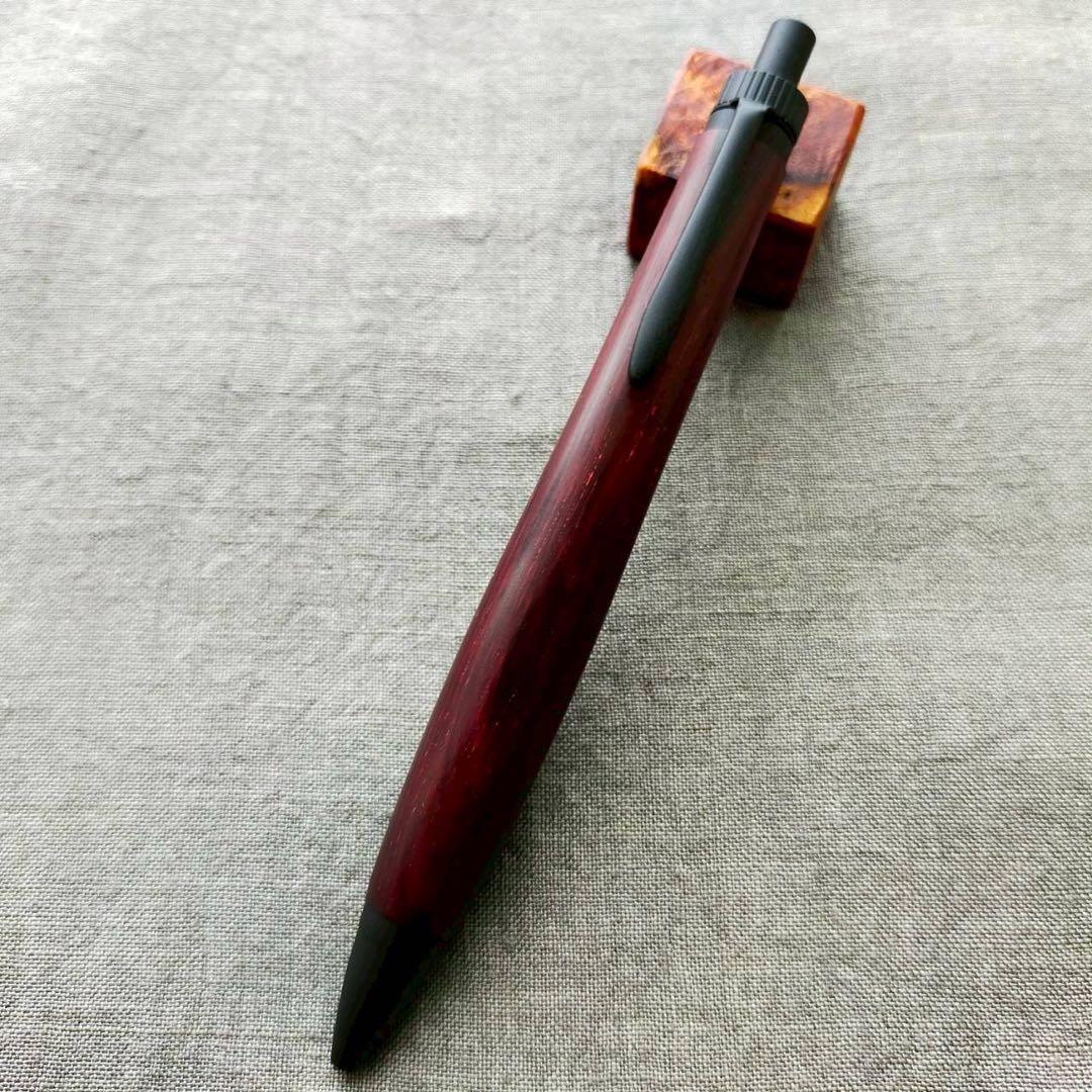 マリティマ　ハンドメイド　木軸ボールペン　G2　天然木　ブラック　希少