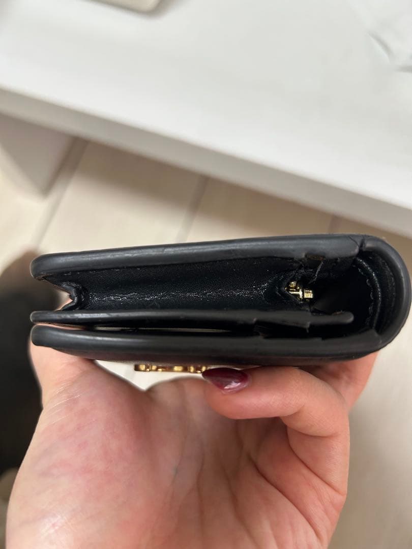 CELINE ブラック 二つ折り財布