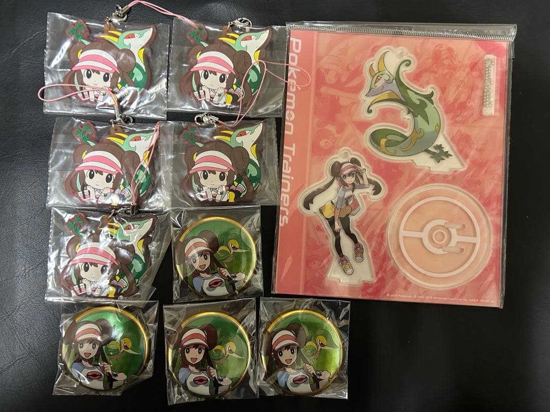 ポケモン trainers メイ＆ジャローダ アクスタ ラバスト 缶バッジ