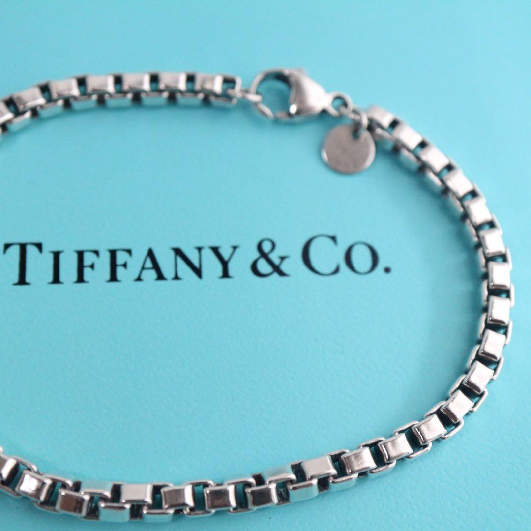 極美品✨箱袋付き✨ティファニー ベネチアン リンク ブレスレット男女メンズ