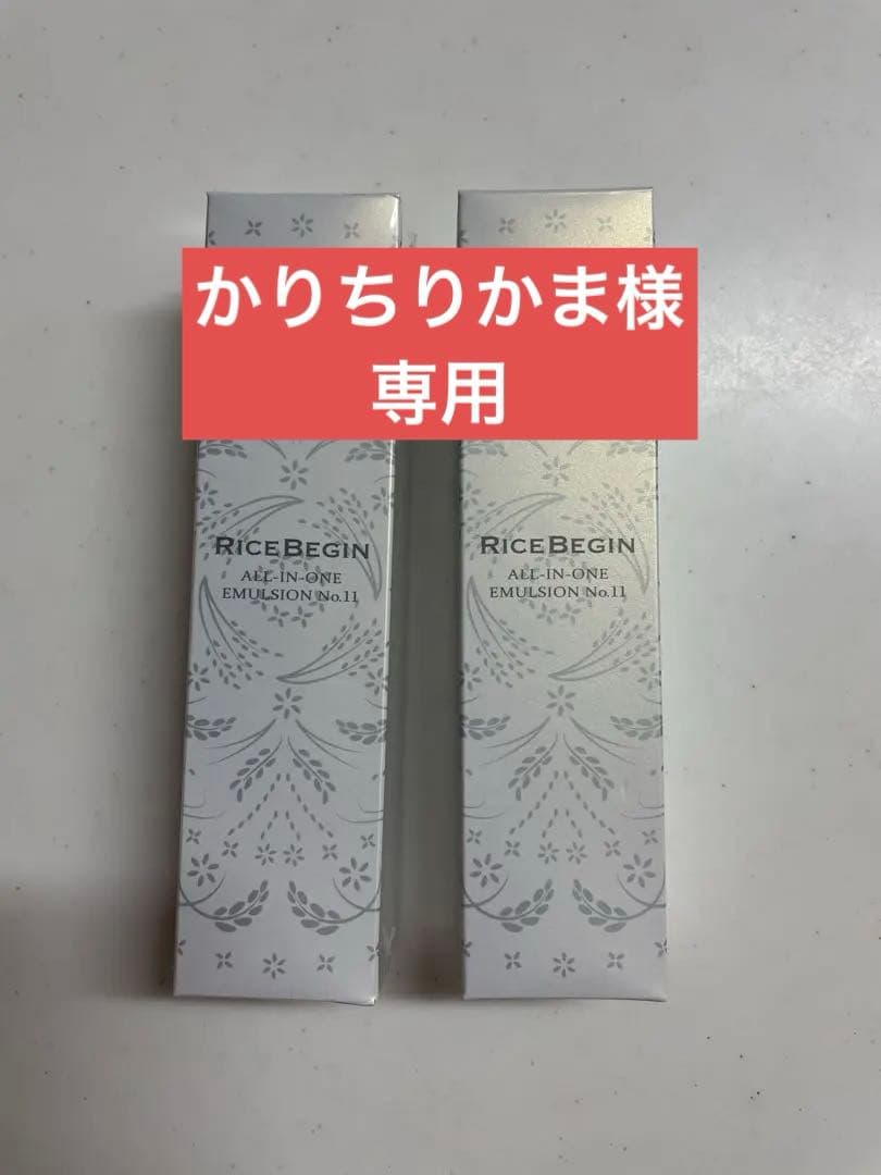 【未開封】ライスビギン　オールインワンエマルジョン No.11 セット