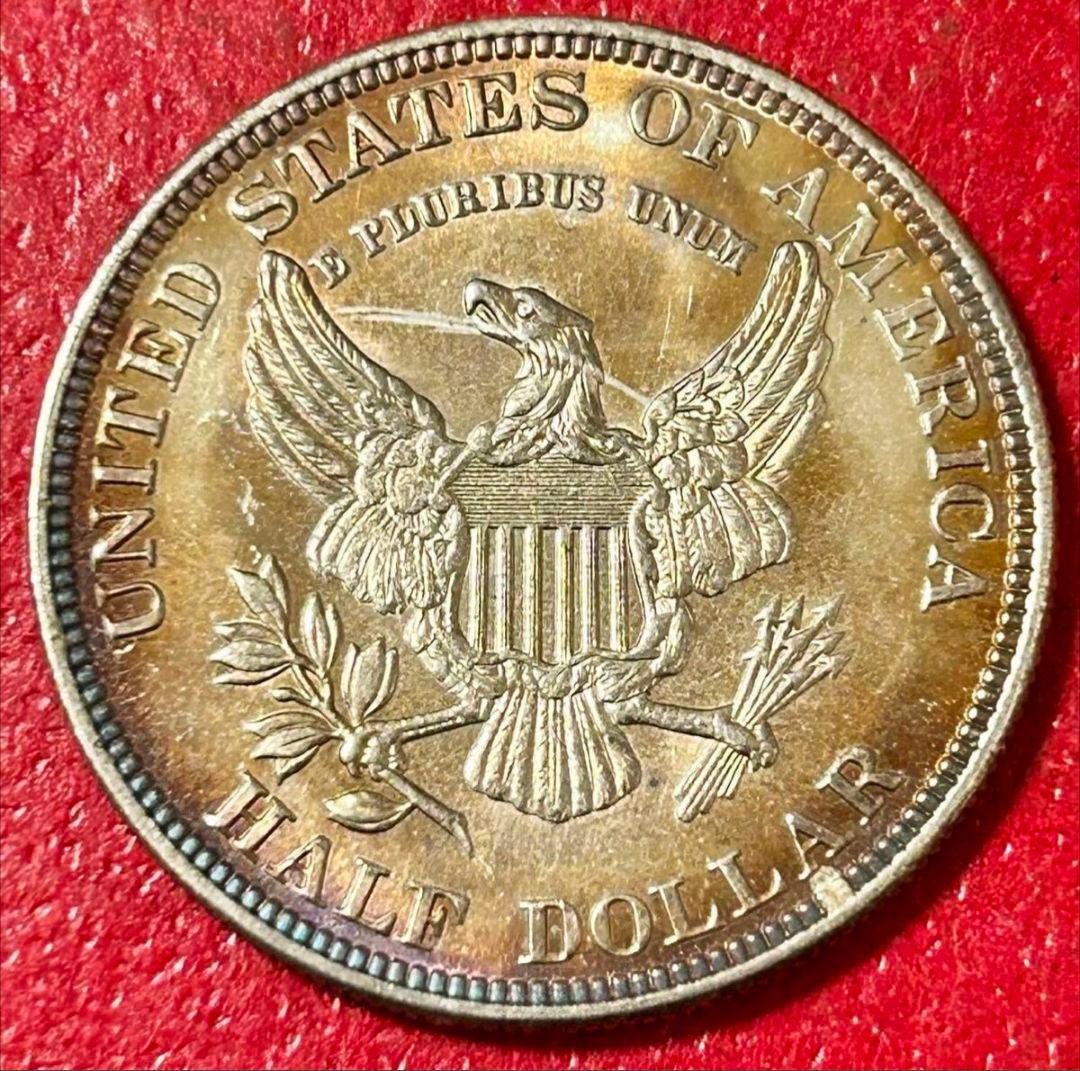 銀貨 1877年　半ドル 自由の女神 リバティ イーグル アメリカ 　硬貨