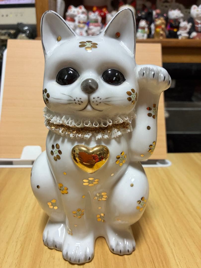  PORCELAIN 招き猫　セット