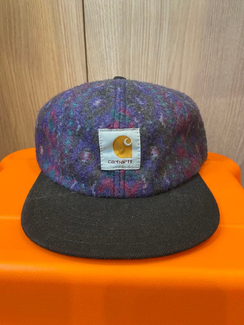 Carhartt 幾何学柄　ネイティブ柄　キャップ