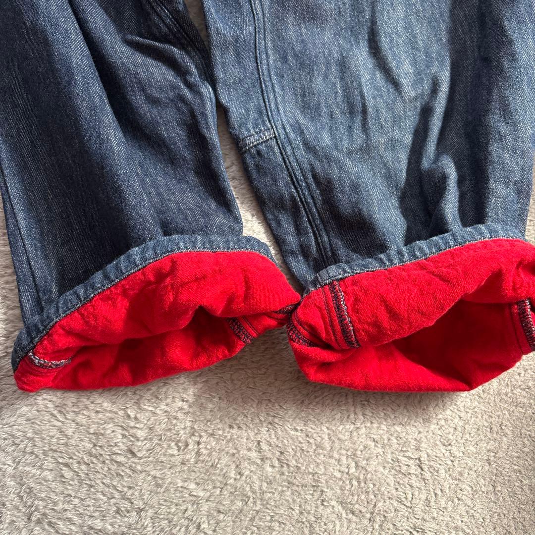 TIGRE BROCANTE コットンパンツ 裏地赤 ナチュラン