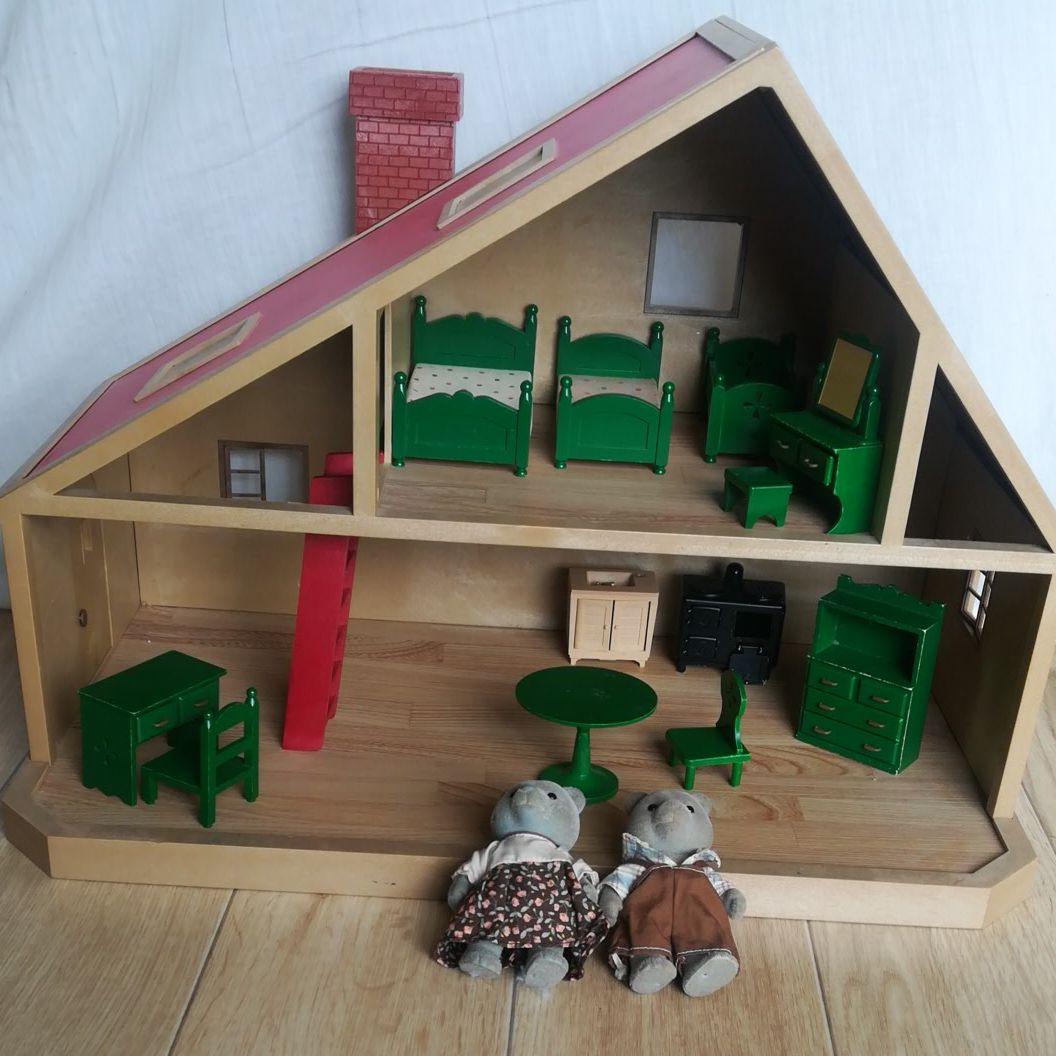 シルバニアファミリー 初期 昭和 レトロ お家