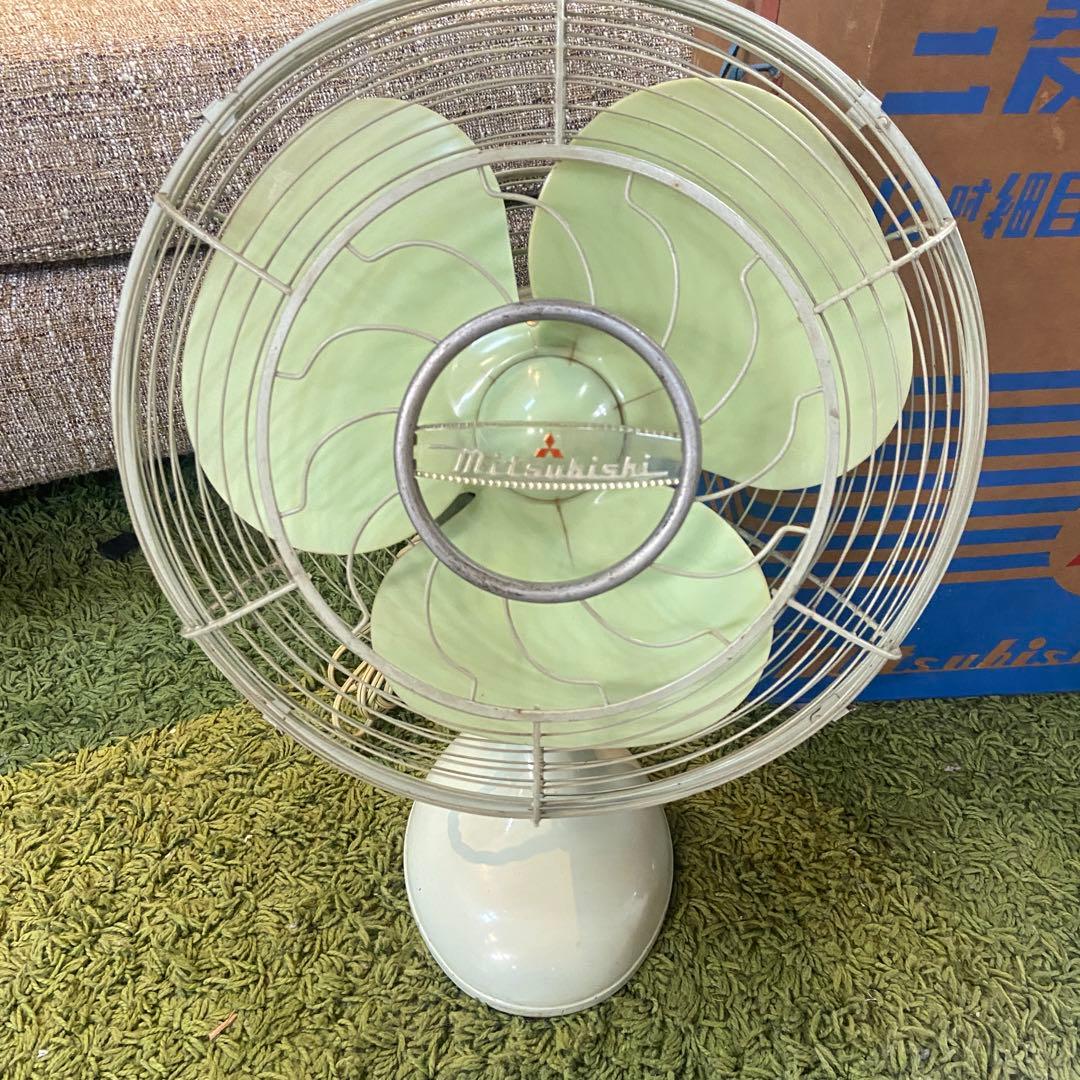 MITSUBISHI 三菱⭐️扇風機 卓上扇 昭和レトロ