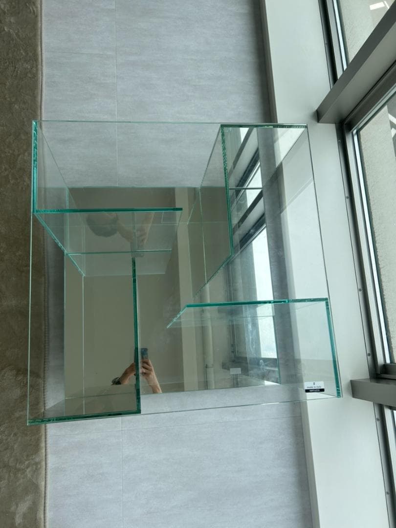 Natuzzi ナツッジ イタリア ガラステーブル サイドテーブル ラビリント