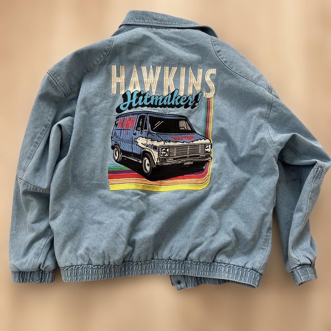 ストレンジャーシングス　ニコアンド　コラボ　デニム　ブルゾン