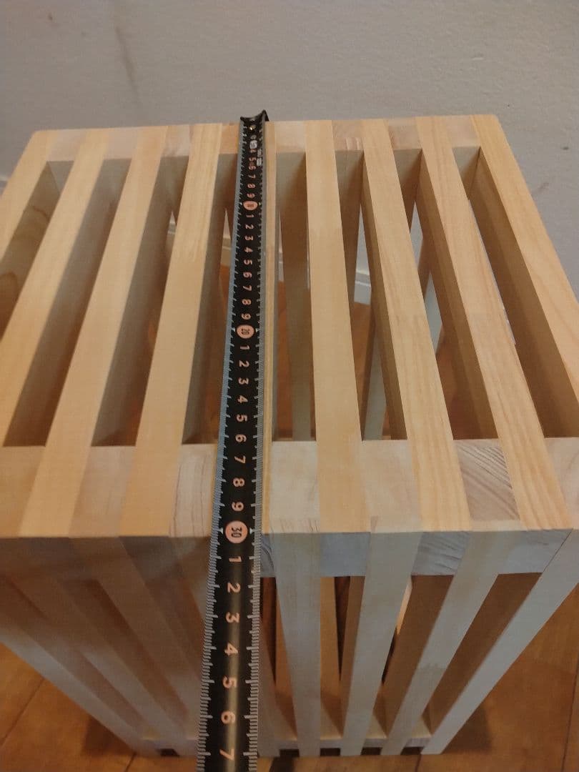 木製　ハンドメイド　オーダー　格子型　ロの字　棚シェルフ　ラック　ベンチ　水槽台