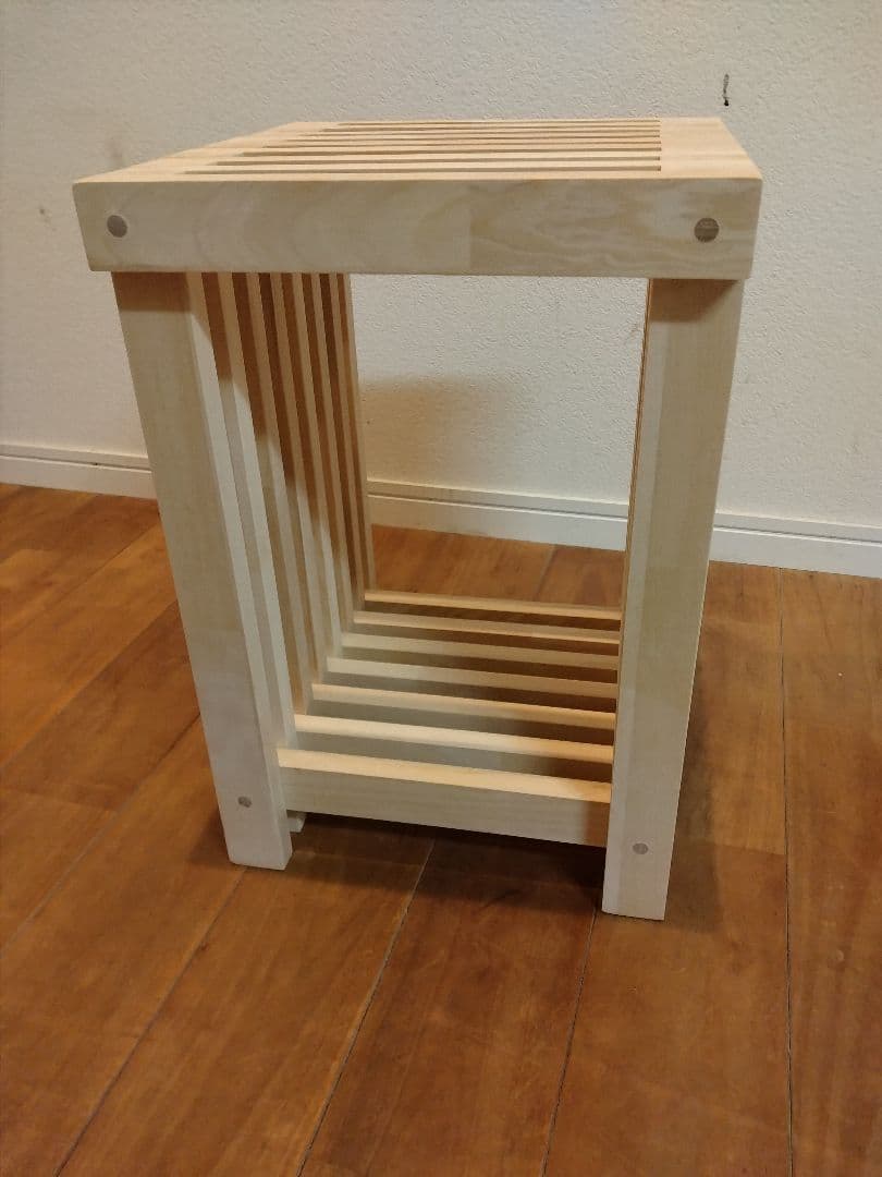 木製　ハンドメイド　オーダー　格子型　ロの字　棚シェルフ　ラック　ベンチ　水槽台