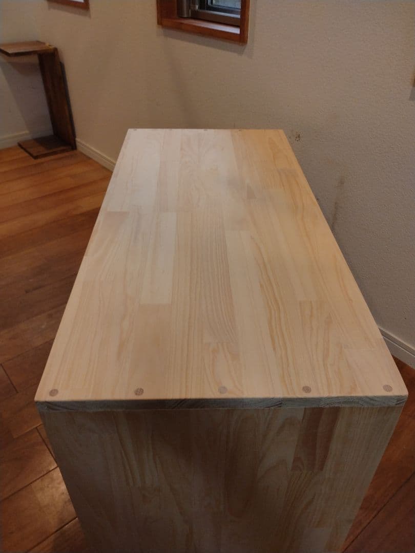 木製　ハンドメイド　オーダー　ロの字　棚　シェルフ　ラック　水槽台　テレビ台