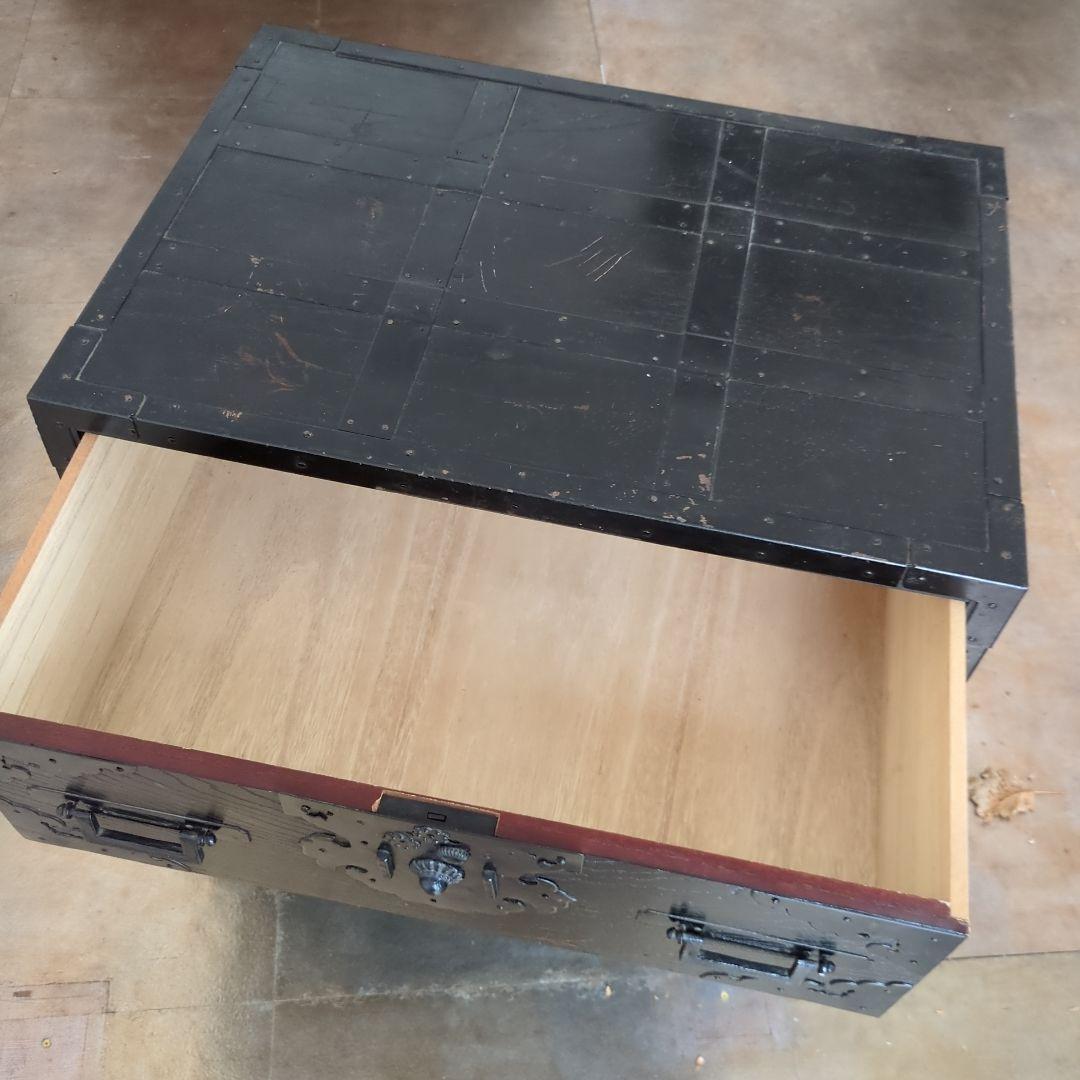 れいちゃん 箪笥 古材 古金具 引き出し 隠し箱 手提げ 飾り棚