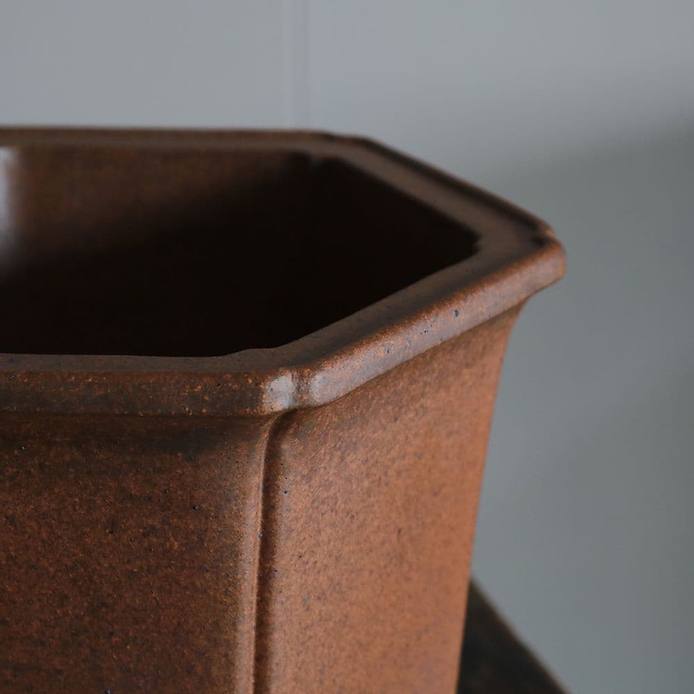 六方らん鉢 多肉植物鉢 紫砂鉢 盆栽鉢 植木鉢 小品盆栽鉢 大品盆栽鉢