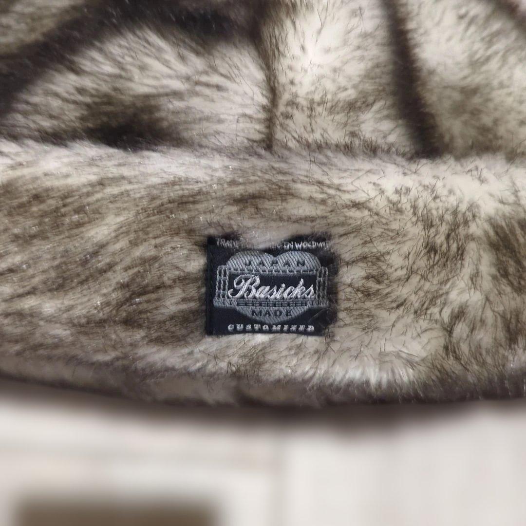 Basicks×nubian別注 ファーベアビーニー