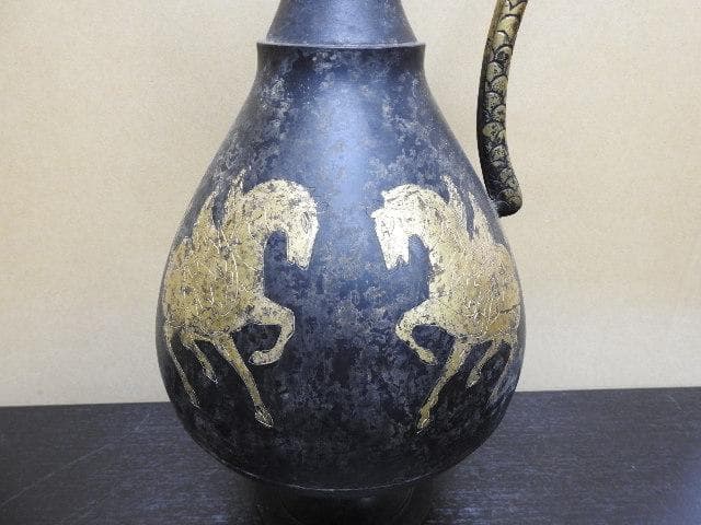 正倉院写　天馬画鳳凰蓋水注　MA73