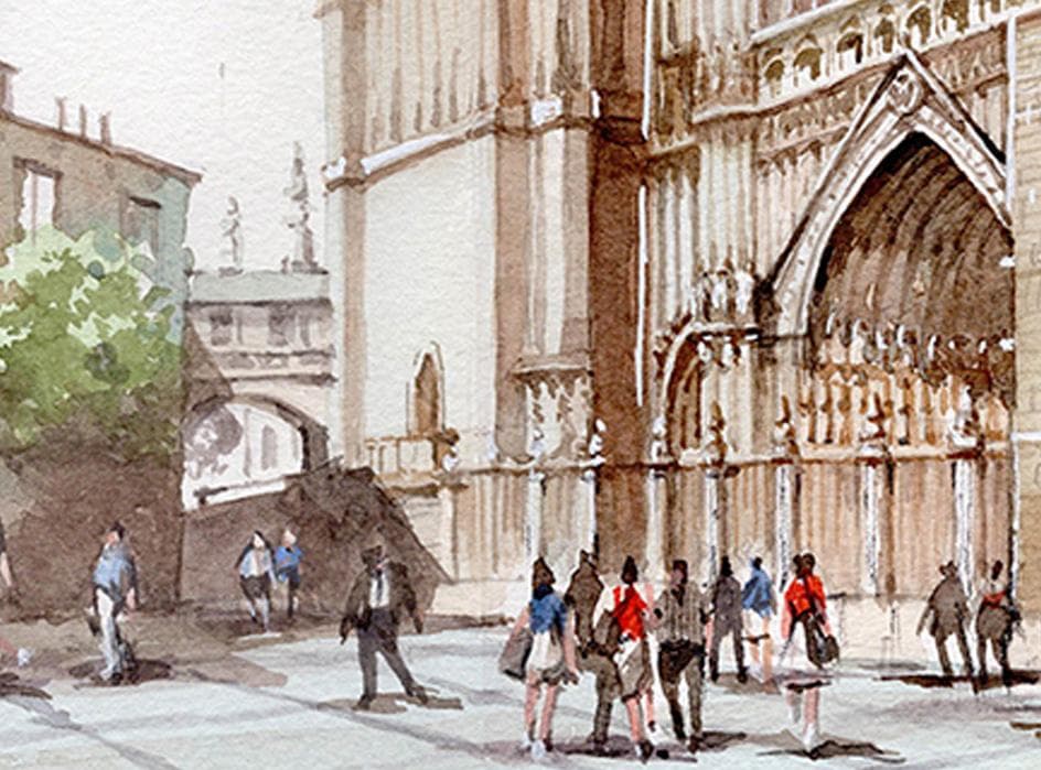 自作水彩画　原画