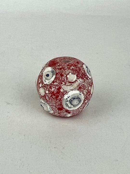 古代 戦国玉 東周漢王朝 トンボ玉 アンティーク ガラスビーズ