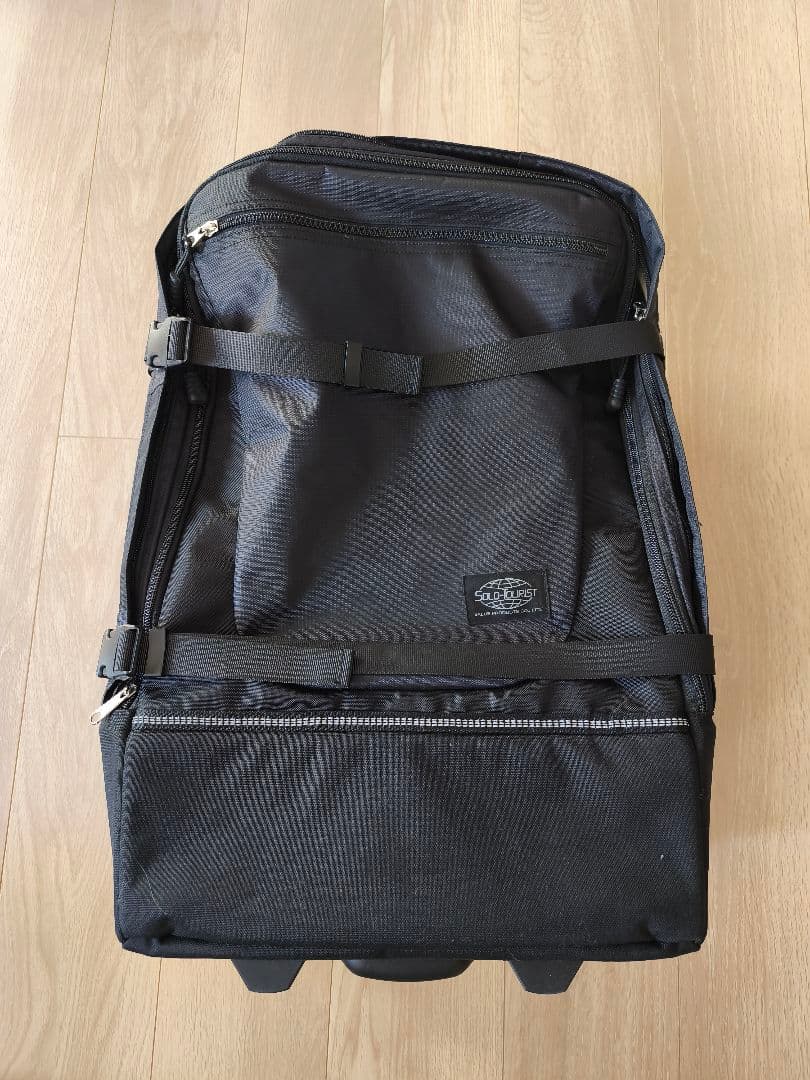 ソロツーリスト★アブロードキャリー★リュック＋キャリー★ブラック★43リットル