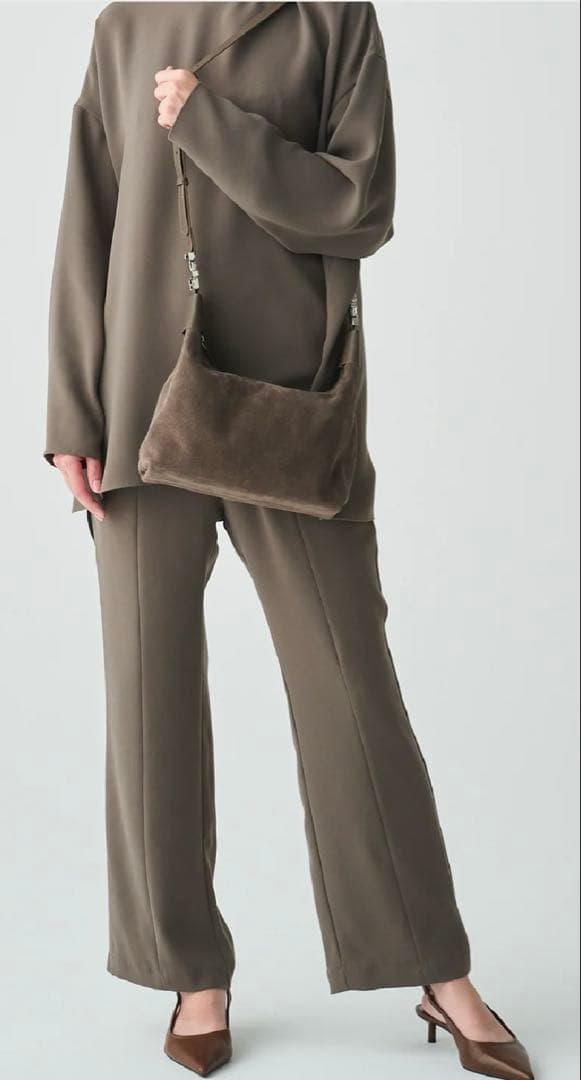 LiSALiSAashiyaリサリサ芦屋　2WAYスウェードバッグ